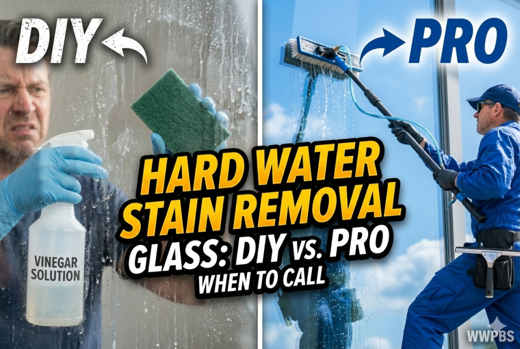Hard Water Window Stains DIY vs Pro Guide